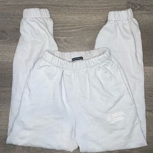 Brandy Melville San Francisco California light grey sweats